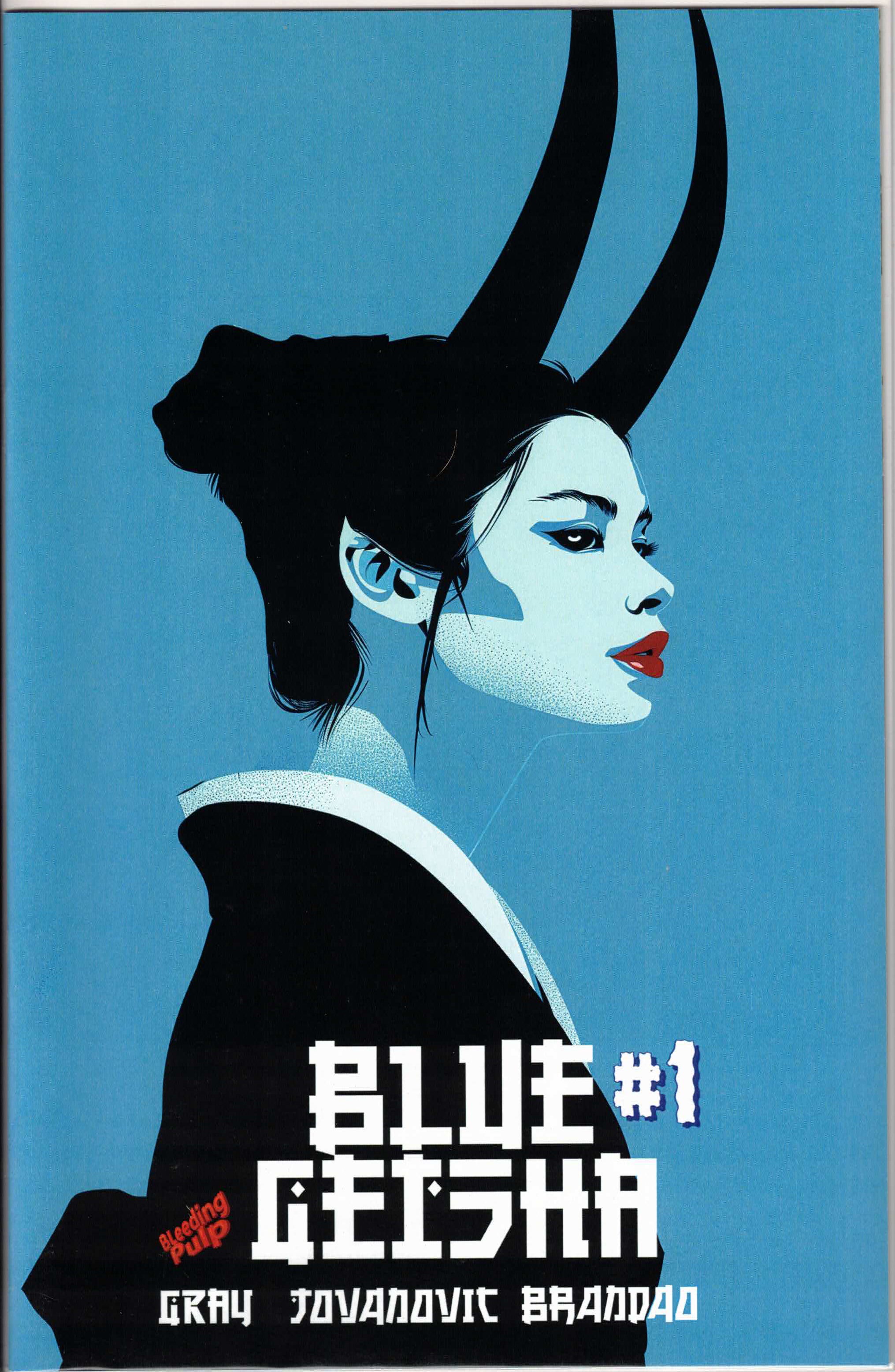 Blue Geisha #1 Print Edition – Justin Gray Cover