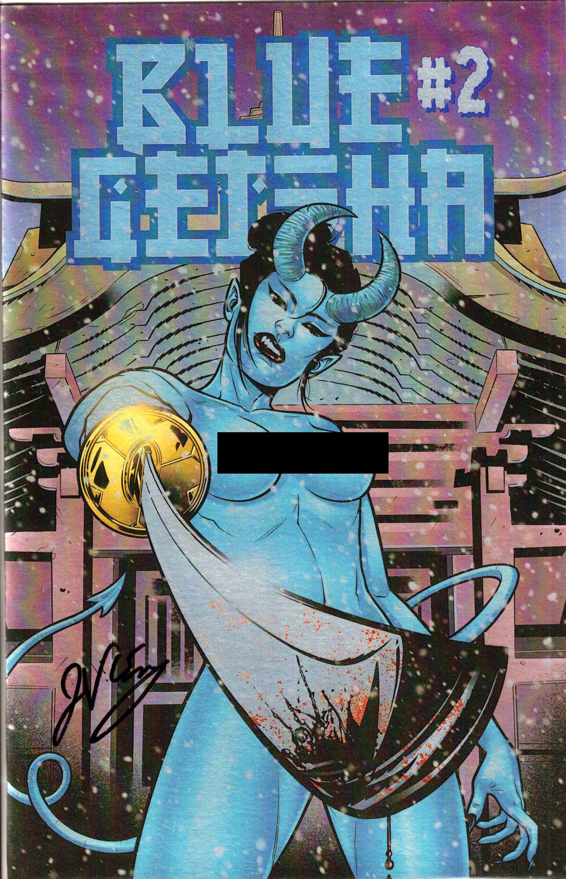 Blue Geisha #2 Print Edition – Dario Marconi Cover