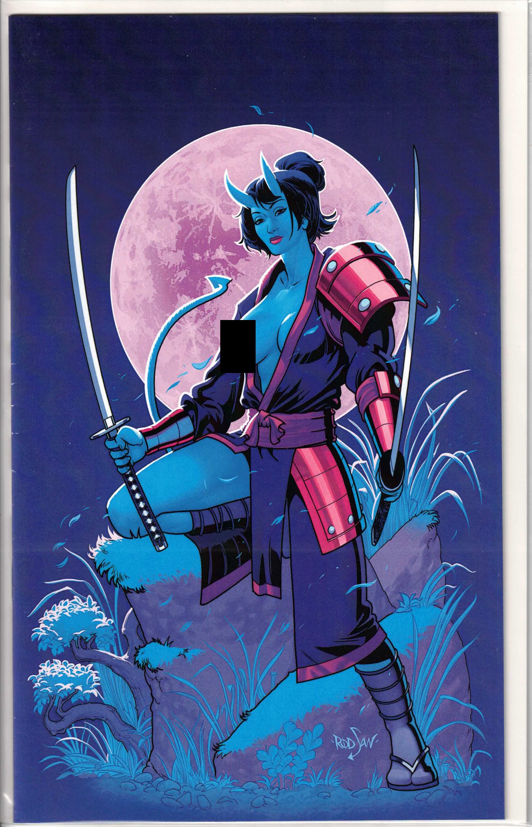 Blue Geisha #2 Rod Dos Santos Cover