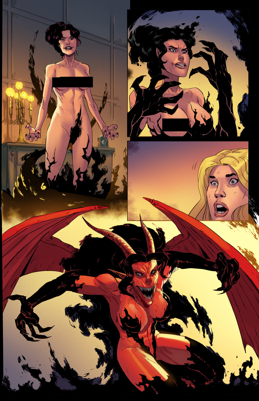 Voltessa Masquerade of the Macabre — Jack-O-Lanterns Variant Cover by NaughtyAzima