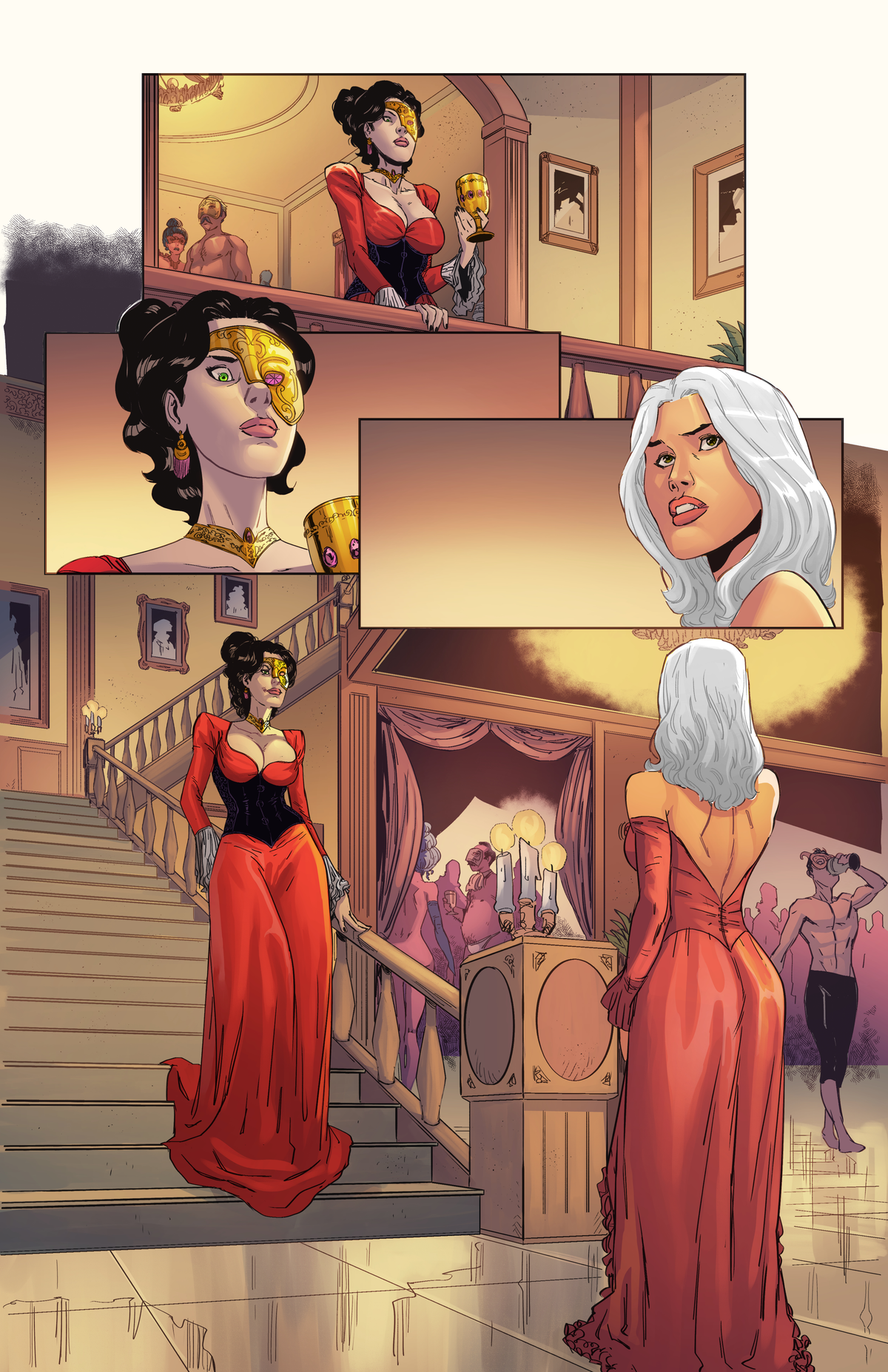 Voltessa: Masquerade of the Macabre — Print Edition